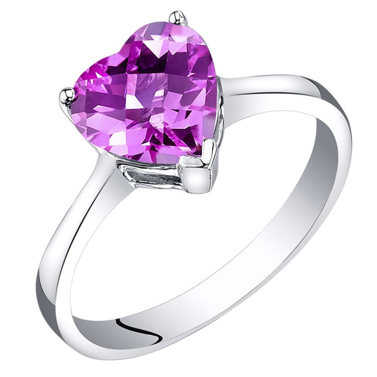 Zlatý prsten se safírovým srdcem Halle