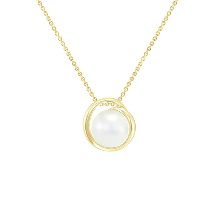 Minimalistický přívěsek s perlou 80308