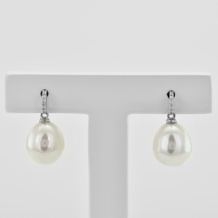 Perlové náušnice 33038