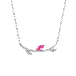 Náhrdelník s marquise turmalínem a diamanty Jandie