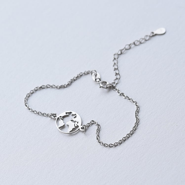 Minimalistický stříbrný náramek 63309