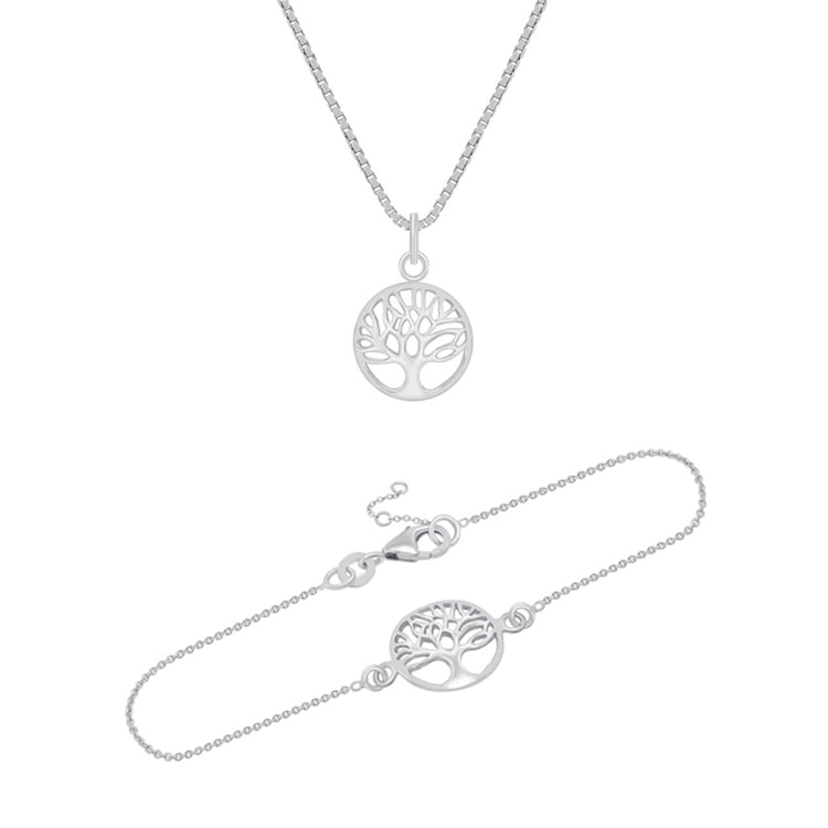 Stříbrná kolekce šperků se stromem života Eden