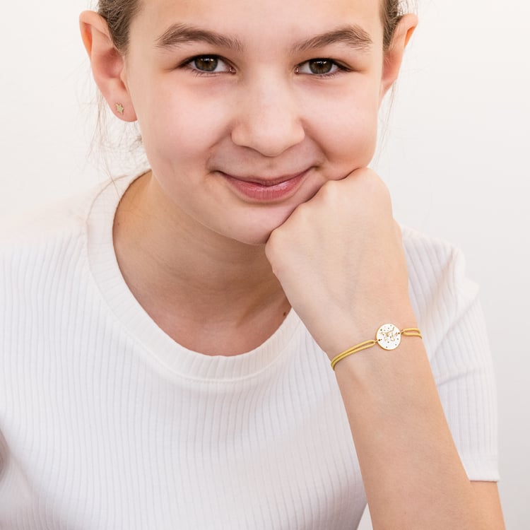 Provázkový náramek Malý princ s liškou a gravírem 122254