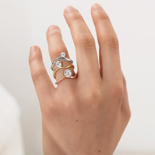 Zásnubní prsten s lab-grown diamantem Lyra