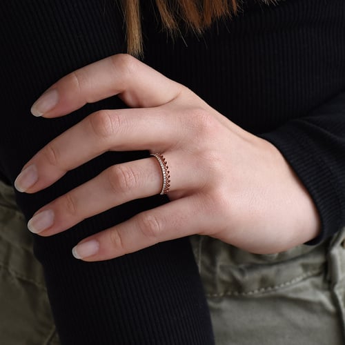 Romantický eternity prsten s diamanty Jaska