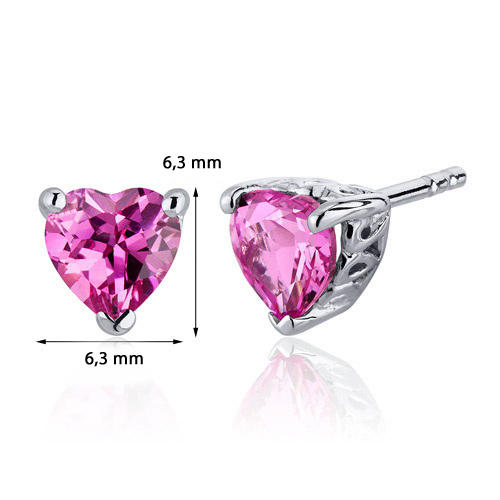 Safírové stříbrné náušnice 3287