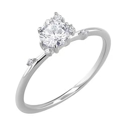 Cluster rozvodový prsten s lab-grown diamanty Flynn