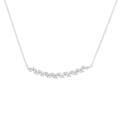 Diamantový náhrdelník ve tvaru lístečků Ophelia