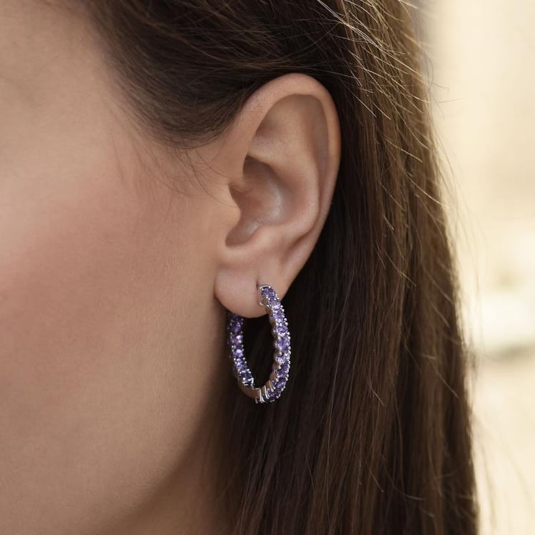 Elegantní stříbrné náušnice 35735