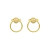 Zlaté náušnice napichovací kroužky