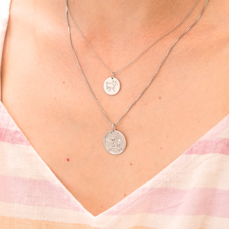 Přívěsek s gravírem beránka Malý princ 142318