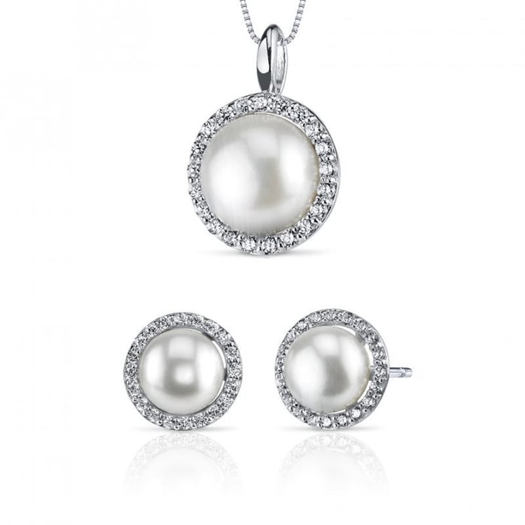 Stříbrná perlová kolekce