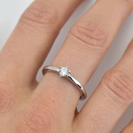 Zásnubní prsten s lab-grown diamantem Rima