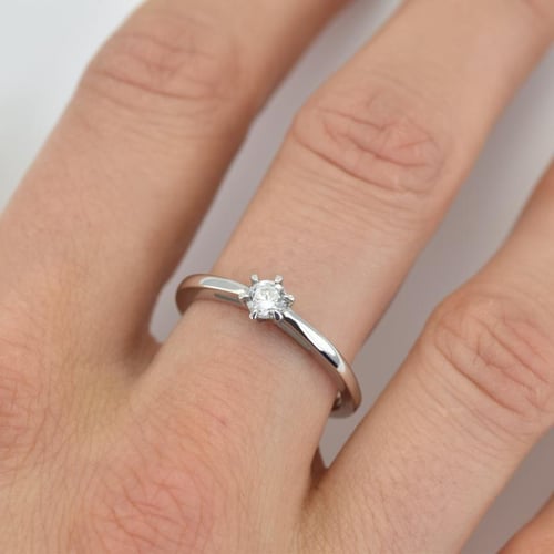Zásnubní prsten s lab-grown diamantem Rima