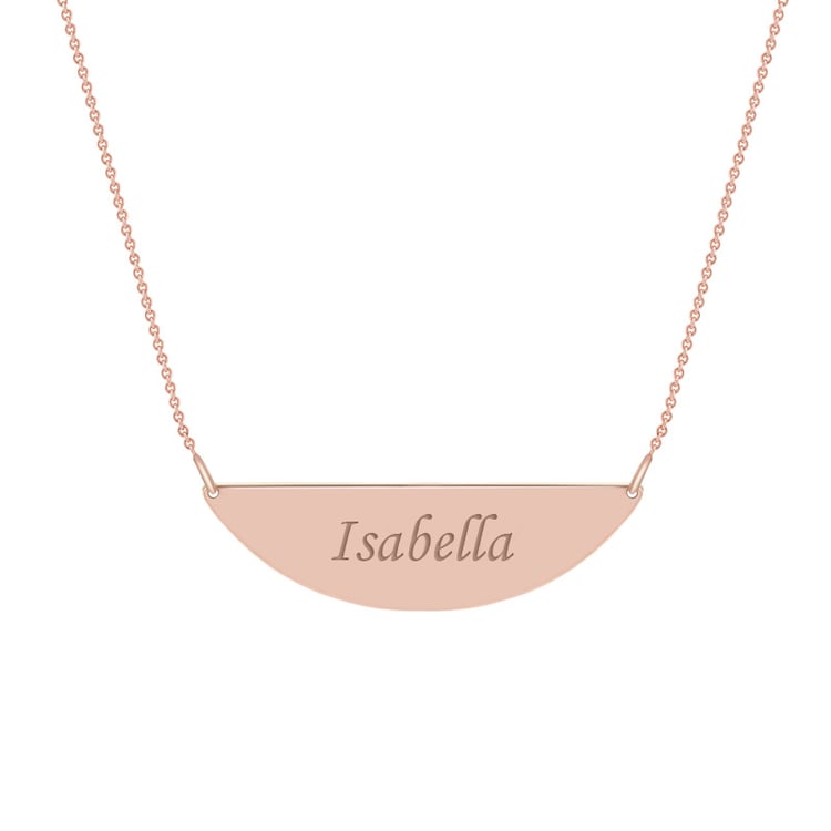 Zlatý půlměsíc s gravírem 40248