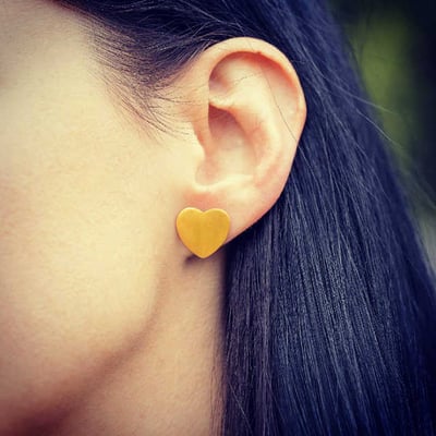 Pozlacené náušnice