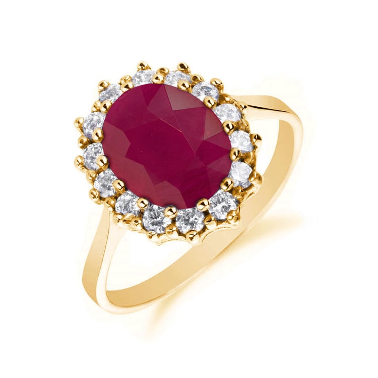 Zlatý prsten s rubínem 19927