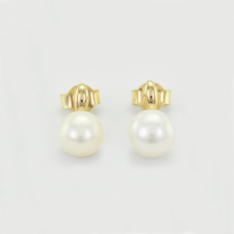 Perlové náušnice ze zlata 42694