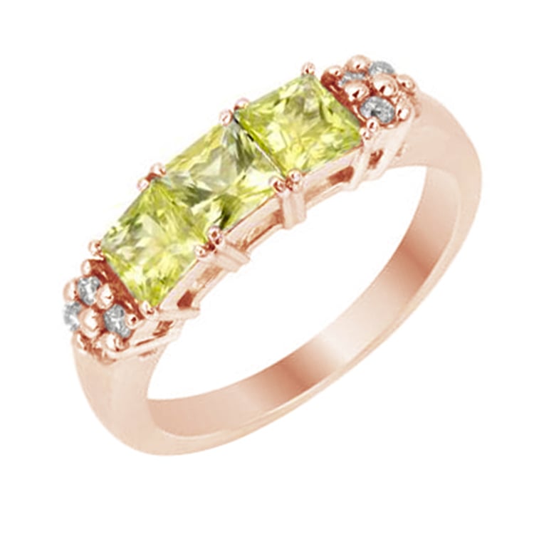 Turmalínový platinový prsteň 83811