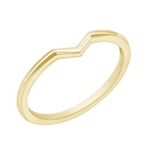 Minimalistický vykrojený prsten Villiane