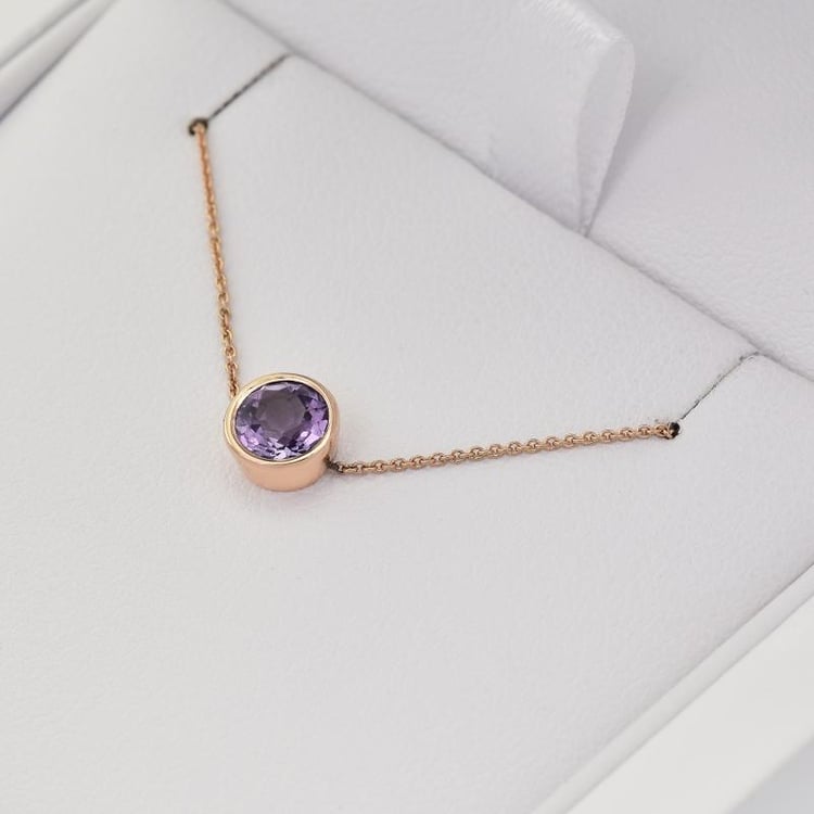 Ametyst v náramku 28232