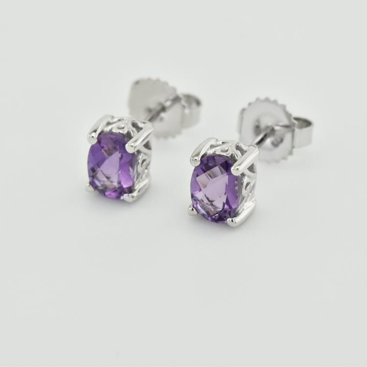 Náušnice z stříbra 21190