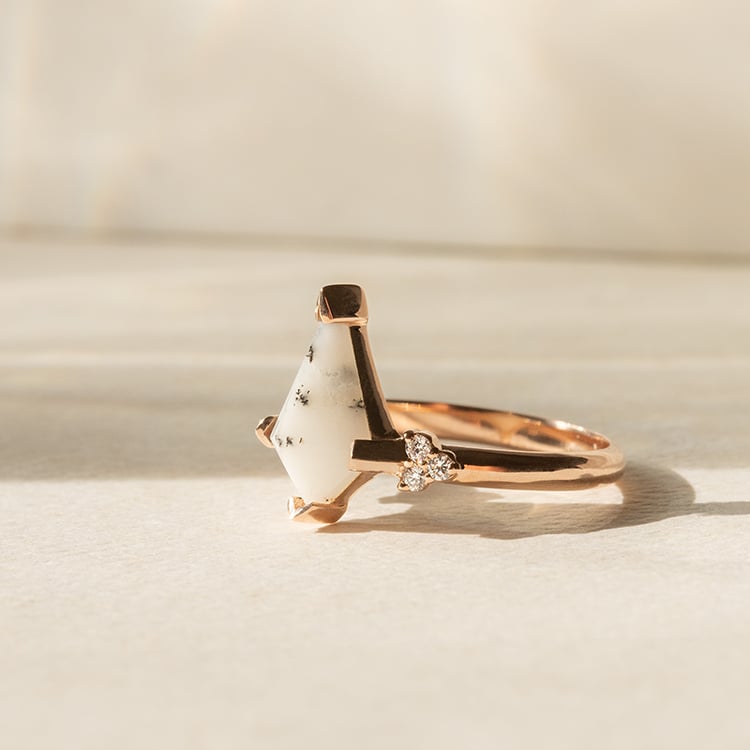 Prsten s dendritickým opálem Kettil 139361