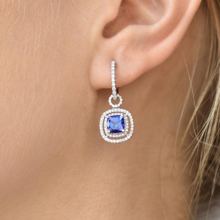 Zlaté visací náušnice 17453