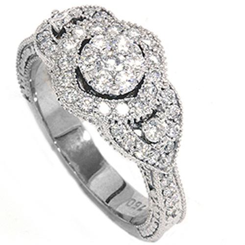 Diamantový zásnubní prsten zlatý