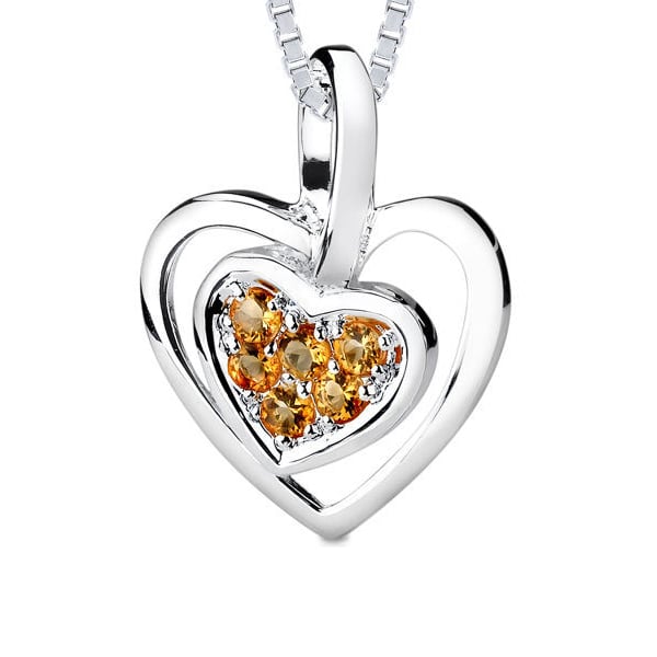 Přívěsek s citríny 23724