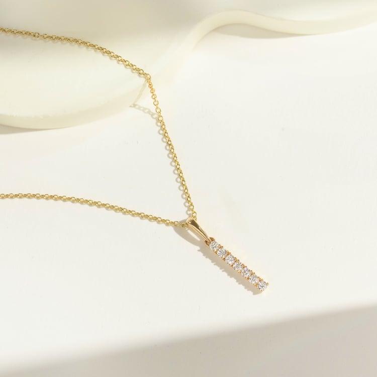 Zlatý přívěsek s lab-grown diamantem Merrilin 164934