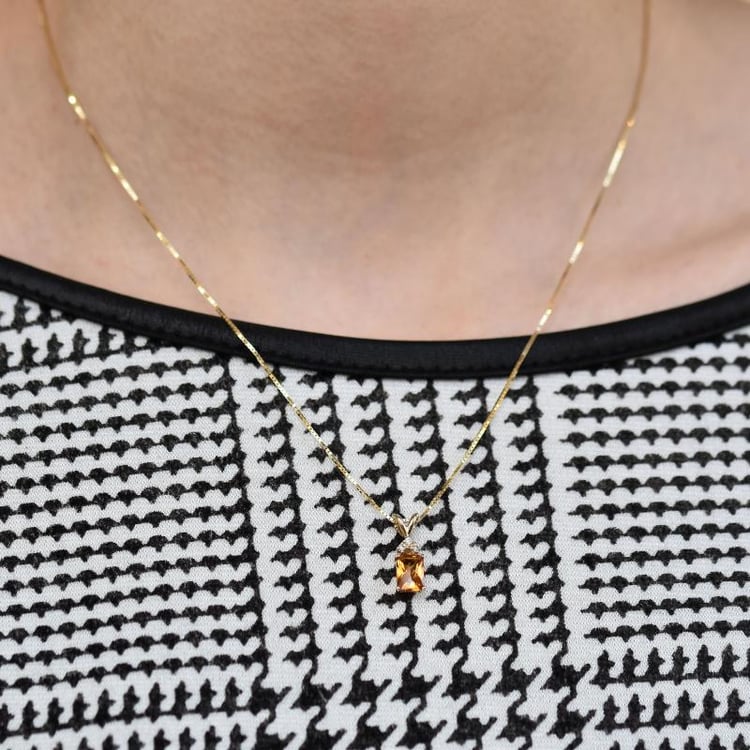 Náhrdelník s citrínem 26530