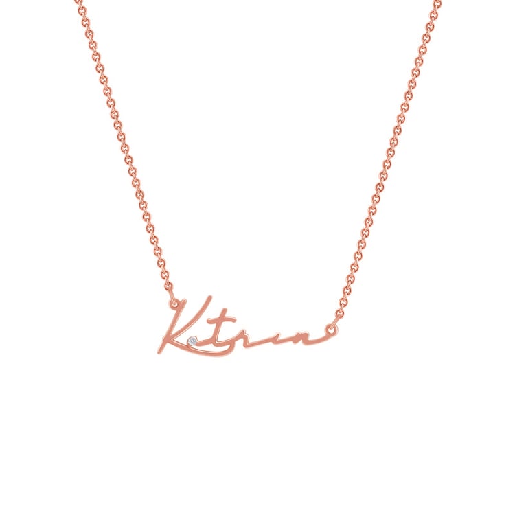 Zlatý náhrdelník s diamantem 69850