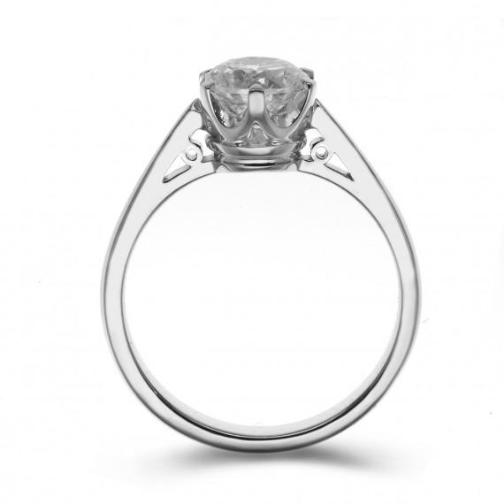 Zásnubní prsten z platiny Vale 8649