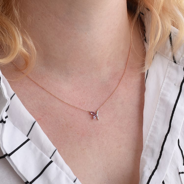 Náhrdelník s drahokamy 87414