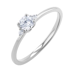 Zásnubní prsten s lab-grown diamanty Hye