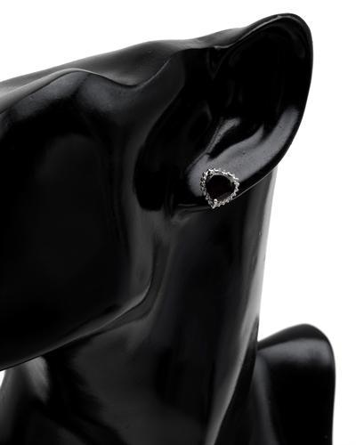 Stříbrné náušnice s granáty 1608