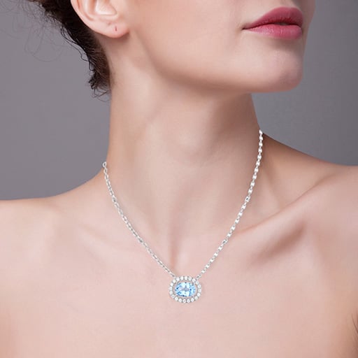 Náhrdelník s topazem 19468