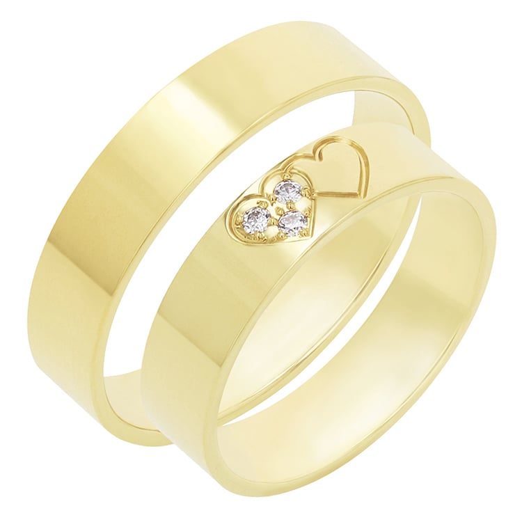 Zlaté snubní prsteny