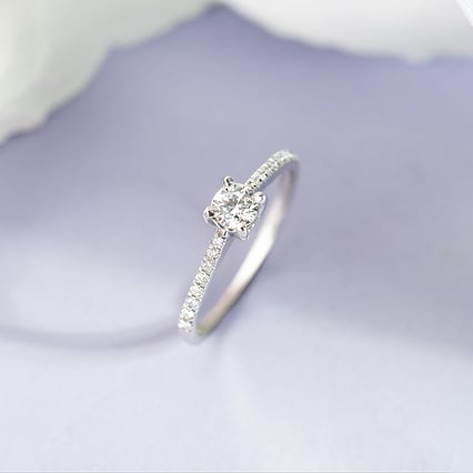 Zásnubní prsten s lab-grown diamanty Dalea