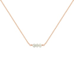 Zlatý choker s diamantovými korálky Xanadie