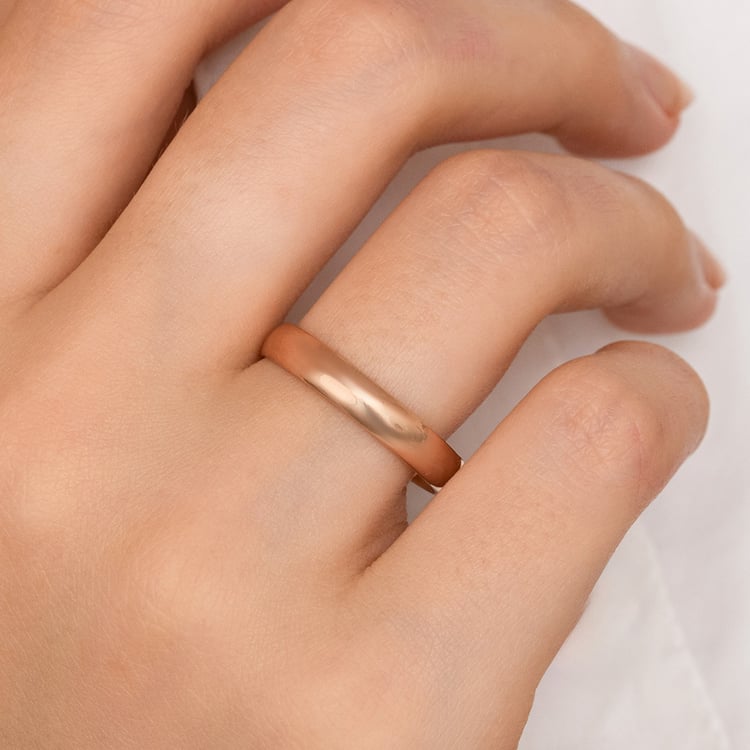 Komfortní snubní prsteny ze zlata 158876