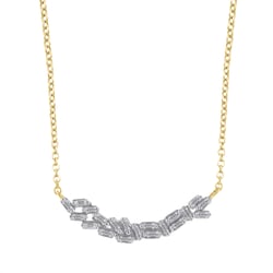 Zlatý náhrdelník s diamanty Darcy