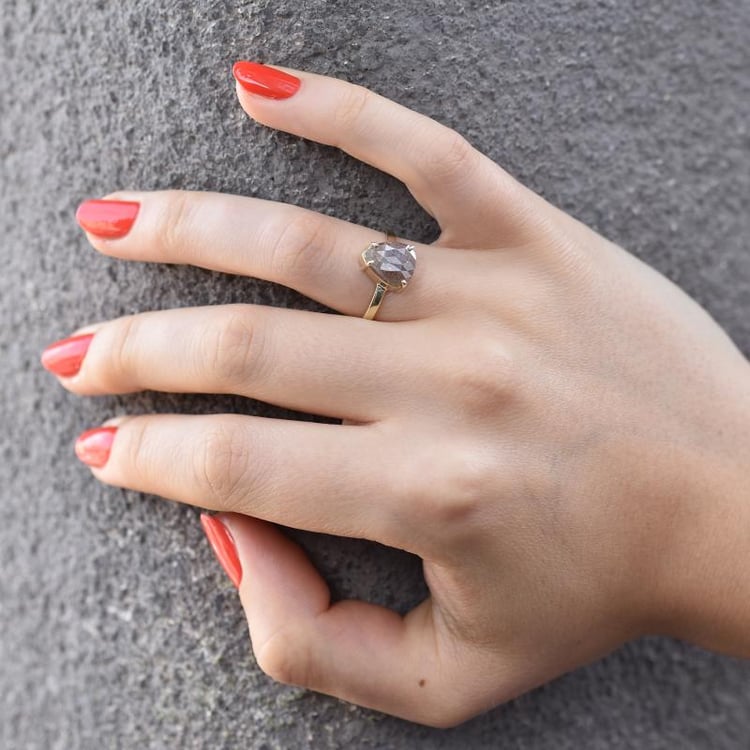 Zlatý prsten s diamantem Gianna 44211