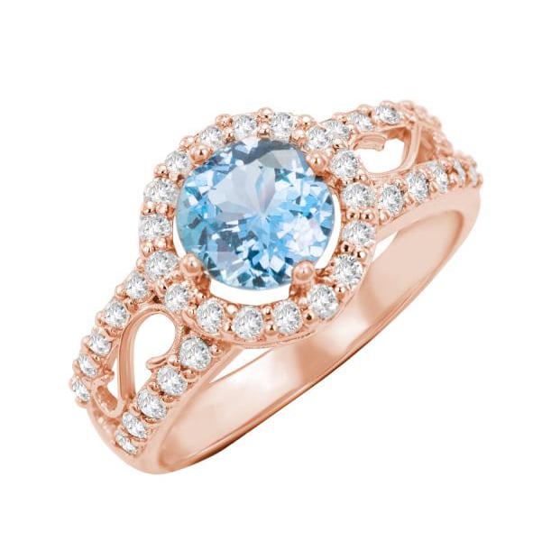 Prsten z růžového zlata 59758