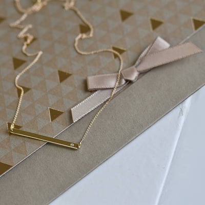 Minimalistický náhrdelník