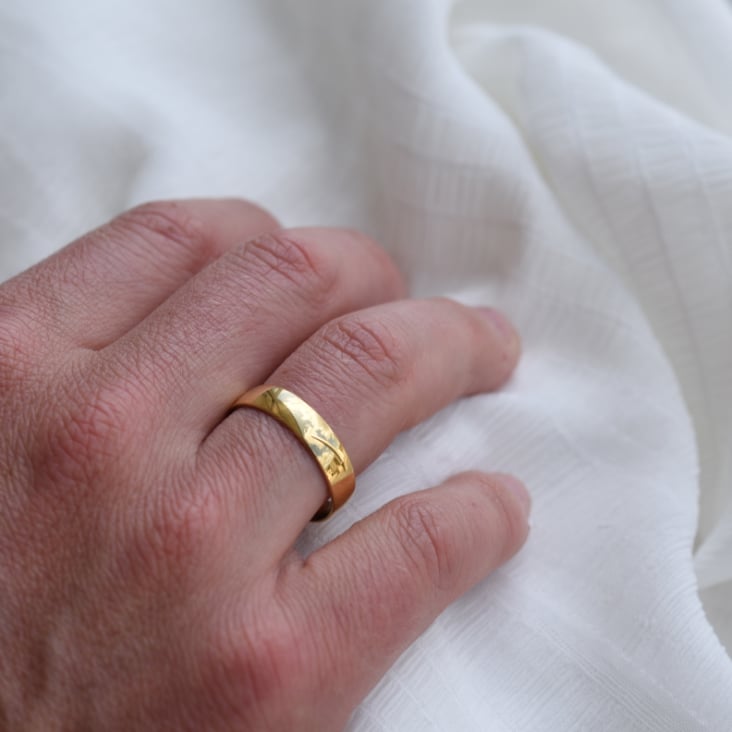 Pánský snubní prsten 64370