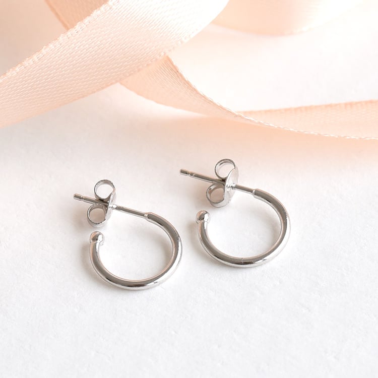 Stříbrné visací náušnice s perlou 2v1 78017