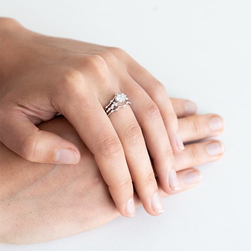 Set prstenů s možností výběru diamantu Carina