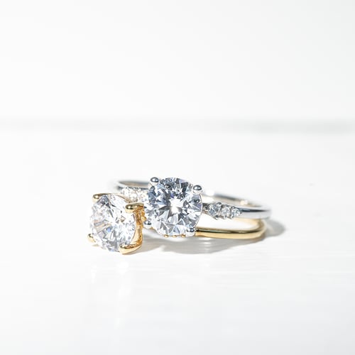 Zásnubní prsten s lab-grown diamanty Amity
